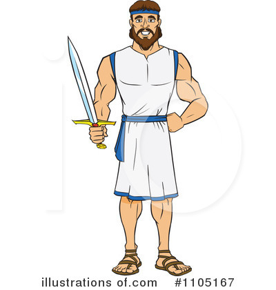 Royalty-Free (RF) Hero Clipart Illustration by Cartoon Solutions - Stock Sample #1105167