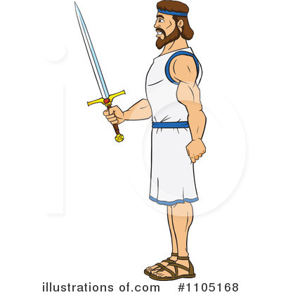 Swords Clipart #1105168 by Cartoon Solutions