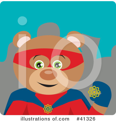 Bear Character Clipart #41326 by Dennis Holmes Designs