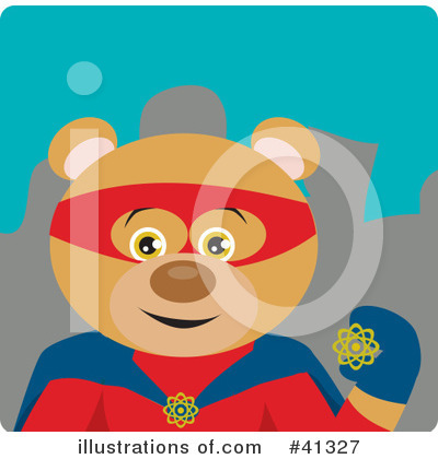 Bear Character Clipart #41327 by Dennis Holmes Designs
