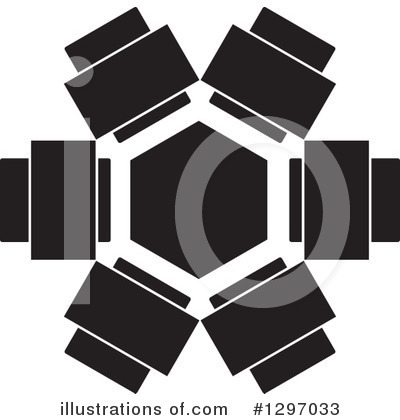 Royalty-Free (RF) Hexagon Clipart Illustration by Lal Perera - Stock Sample #1297033