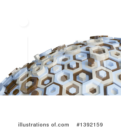 Royalty-Free (RF) Hexagon Clipart Illustration by KJ Pargeter - Stock Sample #1392159