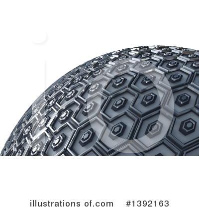 Royalty-Free (RF) Hexagon Clipart Illustration by KJ Pargeter - Stock Sample #1392163