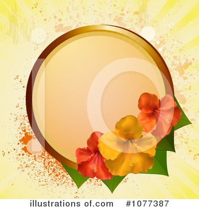 Royalty-Free (RF) Hibiscus Clipart Illustration by elaineitalia - Stock Sample #1077387