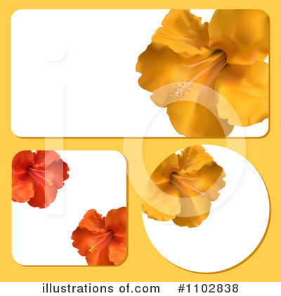 Royalty-Free (RF) Hibiscus Clipart Illustration by elaineitalia - Stock Sample #1102838