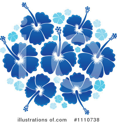 Royalty-Free (RF) Hibiscus Clipart Illustration by visekart - Stock Sample #1110738