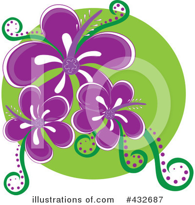 Hibiscus Clipart #432687 by Pams Clipart