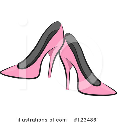 Royalty-Free (RF) High Heels Clipart Illustration by BNP Design Studio - Stock Sample #1234861
