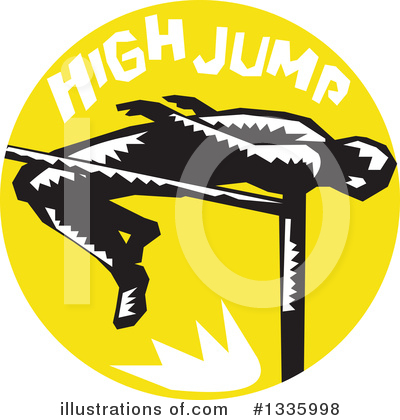 Royalty-Free (RF) High Jump Clipart Illustration by patrimonio - Stock Sample #1335998