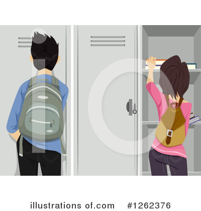 Lockers Clipart #1262376 by BNP Design Studio