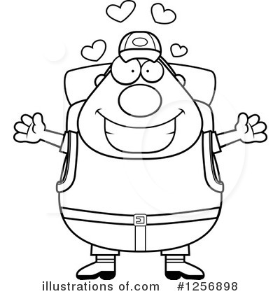 Royalty-Free (RF) Hiker Clipart Illustration by Cory Thoman - Stock Sample #1256898