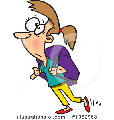 Royalty-Free (RF) Hiking Clipart Illustration by toonaday - Stock Sample #1082963