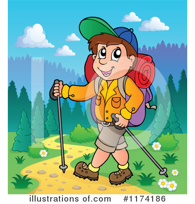 Hiker Clipart #1174186 by visekart