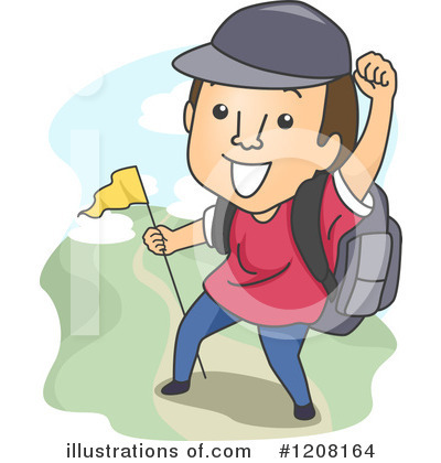 Royalty-Free (RF) Hiking Clipart Illustration by BNP Design Studio - Stock Sample #1208164