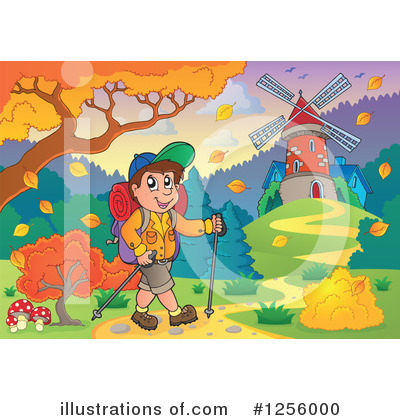 Hiker Clipart #1256000 by visekart