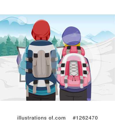 Royalty-Free (RF) Hiking Clipart Illustration by BNP Design Studio - Stock Sample #1262470
