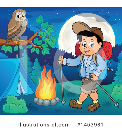 Hiker Clipart #1453981 by visekart