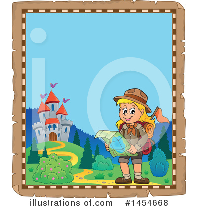Royalty-Free (RF) Hiking Clipart Illustration by visekart - Stock Sample #1454668