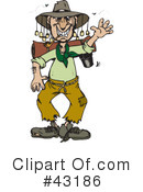 Hiking Clipart #43186 by Dennis Holmes Designs
