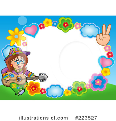 Royalty-Free (RF) Hippie Clipart Illustration by visekart - Stock Sample #223527