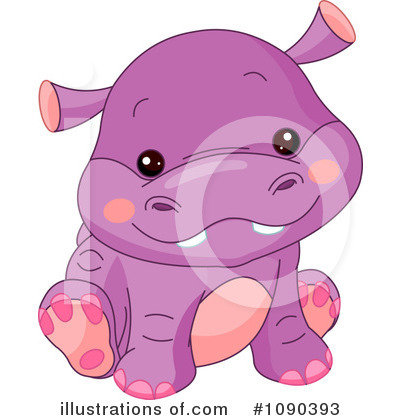 Hippopotamus Clipart #1090393 by Pushkin