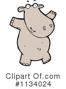 Hippo Clipart #1134024 by lineartestpilot