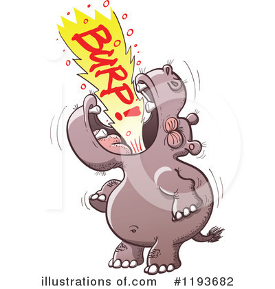 Royalty-Free (RF) Hippo Clipart Illustration by Zooco - Stock Sample #1193682