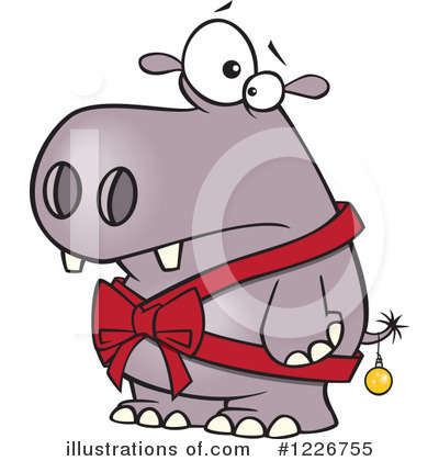 Hippos Clipart #1226755 by toonaday