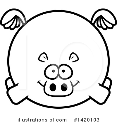 Royalty-Free (RF) Hippo Clipart Illustration by Cory Thoman - Stock Sample #1420103