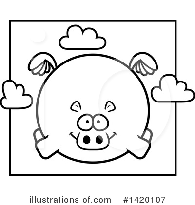 Royalty-Free (RF) Hippo Clipart Illustration by Cory Thoman - Stock Sample #1420107