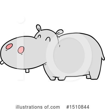 Royalty-Free (RF) Hippo Clipart Illustration by lineartestpilot - Stock Sample #1510844