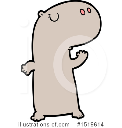 Royalty-Free (RF) Hippo Clipart Illustration by lineartestpilot - Stock Sample #1519614
