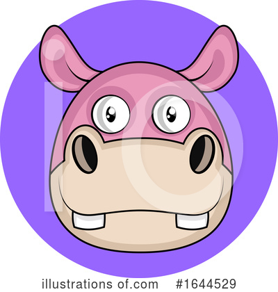 Royalty-Free (RF) Hippo Clipart Illustration by Morphart Creations - Stock Sample #1644529