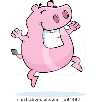 Royalty-Free (RF) Hippo Clipart Illustration by Cory Thoman - Stock Sample #94498