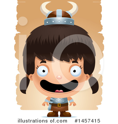 Royalty-Free (RF) Hispanic Girl Clipart Illustration by Cory Thoman - Stock Sample #1457415