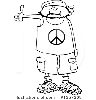 Hitchhiking Clipart #1357308 by djart