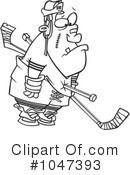 Hockey Clipart #1047393 by toonaday