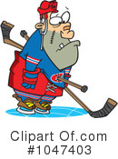Hockey Clipart #1047403 by toonaday