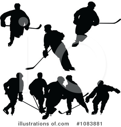 Royalty-Free (RF) Hockey Clipart Illustration by Maria Bell - Stock Sample #1083881