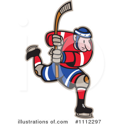 Royalty-Free (RF) Hockey Clipart Illustration by patrimonio - Stock Sample #1112297