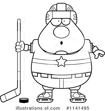 Royalty-Free (RF) Hockey Clipart Illustration by Cory Thoman - Stock Sample #1141495