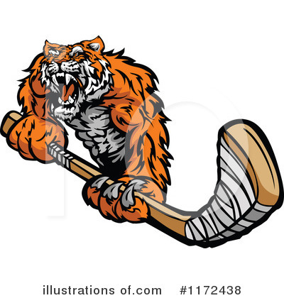Royalty-Free (RF) Hockey Clipart Illustration by Chromaco - Stock Sample #1172438