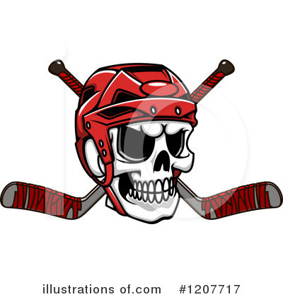 Royalty-Free (RF) Hockey Clipart Illustration by Vector Tradition SM - Stock Sample #1207717