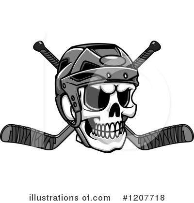 Royalty-Free (RF) Hockey Clipart Illustration by Vector Tradition SM - Stock Sample #1207718