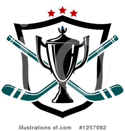 Royalty-Free (RF) Hockey Clipart Illustration by Vector Tradition SM - Stock Sample #1257082
