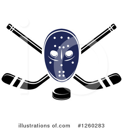 Ice Hockey Clipart #1260283 by Vector Tradition SM