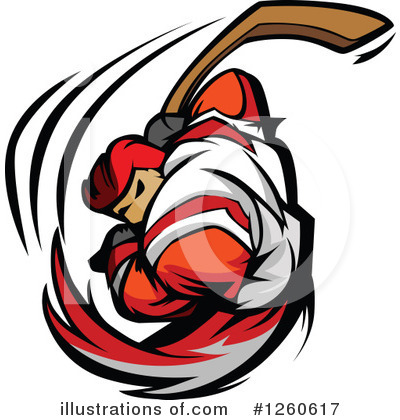 Ice Hockey Clipart #1260617 by Chromaco