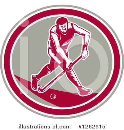 Royalty-Free (RF) Hockey Clipart Illustration by patrimonio - Stock Sample #1262915