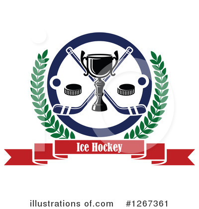 Royalty-Free (RF) Hockey Clipart Illustration by Vector Tradition SM - Stock Sample #1267361
