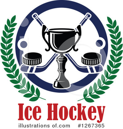 Royalty-Free (RF) Hockey Clipart Illustration by Vector Tradition SM - Stock Sample #1267365